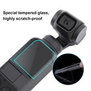 4pcs HD Tempered Glass Lens Protector + Screen Film for DJI OSMO Pocket Gimbal w