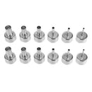 8pcs Round Nozzle for 850 Hot Wind Air Gun Welding Heat Resistant Solderi EDG