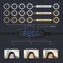 6.2 inch USB Dimmable LED Vlog Photography Video Lights + Desktop Tripod zxc