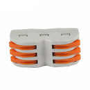 10pcs Mini Fast Wire Connectors Universal Compact Wiring Push-In Terminal Block
