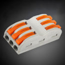 10pcs Mini Fast Wire Connectors Universal Compact Wiring Push-In Terminal Block