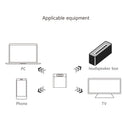 For TV PC Head TX8 2 In 1 Bluetooth 5.0 Audio Transmitter Receiver Adapter