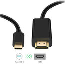 USB 3.1 Type-C to HDMI 1080P 4K HD HDTV Converter Adapter Cable Male CKH