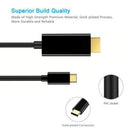 USB 3.1 Type-C to HDMI 1080P 4K HD HDTV Converter Adapter Cable Male CKH