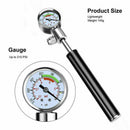Bicycle Pump With Gauge High Pressure Meter Shock Hand Bike Air Inflator A GAC