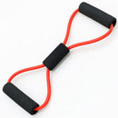 4PCS Latex Rubber Resistance Stretch Band Rope Fitness Exercise Pilates Yoga kjh