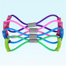 4PCS Latex Rubber Resistance Stretch Band Rope Fitness Exercise Pilates Yo RER