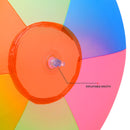 Beach Pool Play Ball Inflatable PVC Multicolor Summer Garden Lawn Swimmi AMY