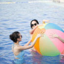 Beach Pool Play Ball Inflatable PVC Multicolor Summer Garden Lawn Swimmi AMY