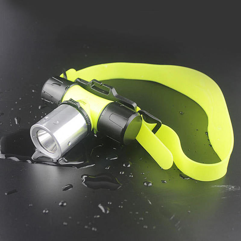 Diving Flashlight Headlamp Underwater Waterproof Lamp 50M 20000LM T6LED