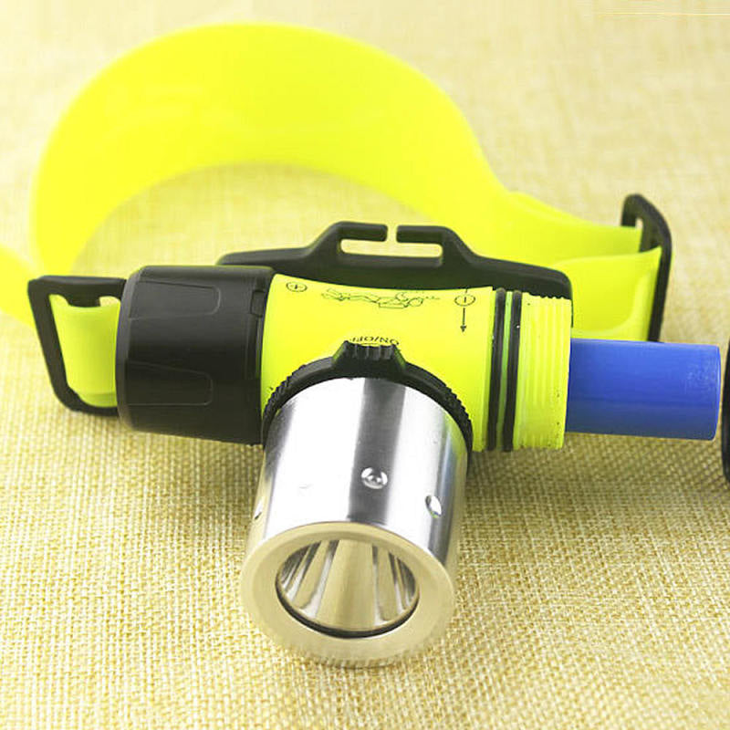 Diving Flashlight Headlamp Underwater Waterproof Lamp 50M 20000LM T6LED