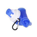 Silicone 500ml Collapsible Drink Kettle Silicone Sports Foldable Water Bottle