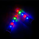 Bicycle Bike Wheel Tire Valve Spoke Changes Neon Cap 5 LED Lights Lamp Hot