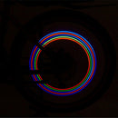 Bicycle Bike Wheel Tire Valve Spoke Changes Neon Cap 5 LED Lights Lamp Hot