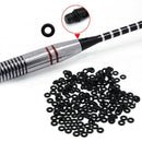 2 Packs Stems/Flights Darts Tip Rubber O Ring Black Gasket Grip Washer Grommets