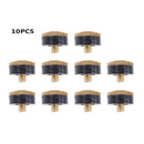 10PCS Screw On Cue Tips For Billiard Pool Cue Stick Snooker Replacement 13mm