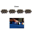 10PCS Screw On Cue Tips For Billiard Pool Cue Stick Snooker Replacement 13mm