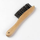 2Pcs Pool Snooker Billiard Table Brush Horsehair Rail Wooden Handle Tool