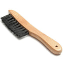 2Pcs Pool Snooker Billiard Table Brush Horsehair Rail Wooden Handle Tool