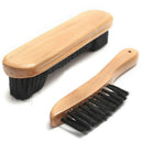 2Pcs Pool Snooker Billiard Table Brush Horsehair Rail Wooden Handle Tool
