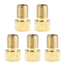 5PCS New Presta to Schrader Valve Adapter Converter Road Bicycle Cycle Pump Tube