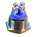 2x 16mm Normally Closed Momentary NC Stainless Steel Push Button Switch 48V/2A