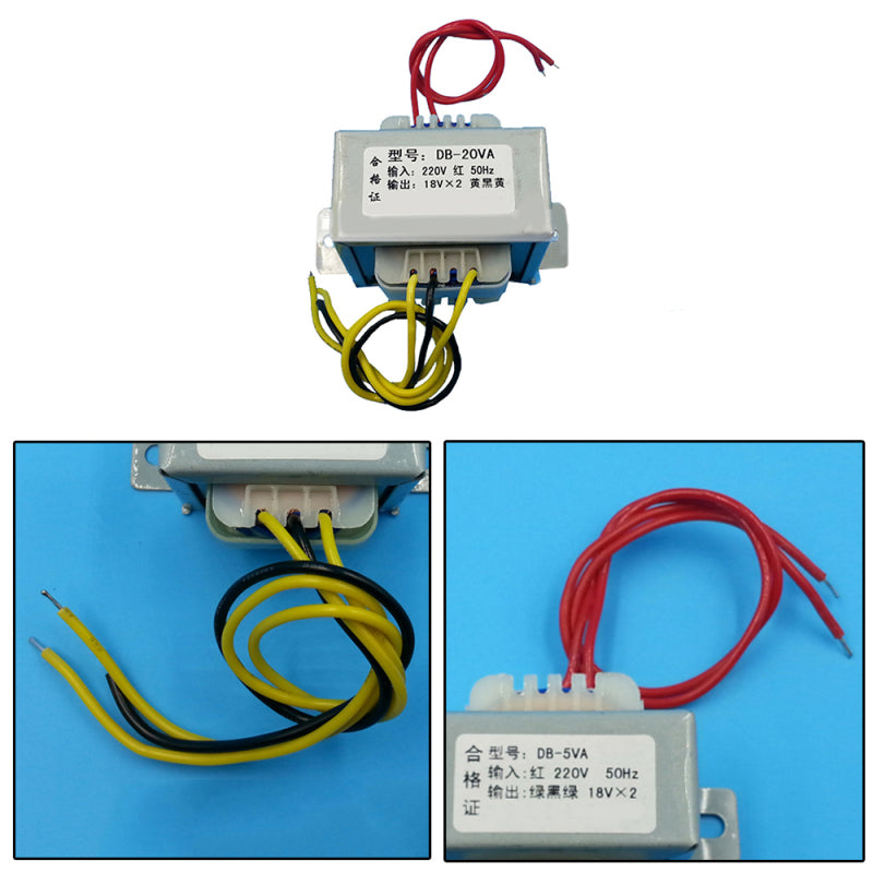 20W Dual 18V 18V*2 Power Transformer Input AC 220V/50Hz Output AC 18V-0-18 ENL