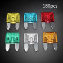 180X Mini Blade Fuses Zinc Alloy Auto Car Truck Fuse Set 5A 10A 15A 20A 2 NOW
