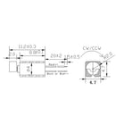 6X DC 3V Pager Cell Phone Mobile Coin Flat Button 1030 Vibration Micro Mot DRW