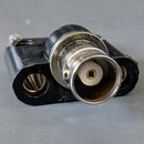 3pcs BNC Female Jack to Two Dual 4mm Banana Binding Male Plug Connector DHA