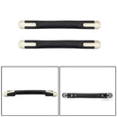 2X Black Zinc Alloy PVC Plastic Luggage Carry Handle Suitcase Handle Replacement