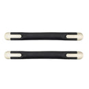 2X Black Zinc Alloy PVC Plastic Luggage Carry Handle Suitcase Handle Replacement