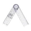 6pcs Plastic 360 Degree Goniometer Angle Protractor Ruler Measure Medic ZXC