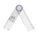 6pcs Plastic 360 Degree Goniometer Angle Protractor Ruler Measure Medic ZXC