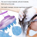 Women Men Unisex Silicone Purple Color Shampoo Hair Brush Massage Comb Useful gt