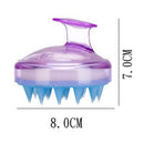 Women Men Unisex Silicone Purple Color Shampoo Hair Brush Massage Comb Useful gt
