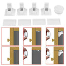 4X Magnetic Cabinet Locks Baby Safety Invisible Child Kids Proof Cupboard New df