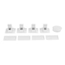 4X Magnetic Cabinet Locks Baby Safety Invisible Child Kids Proof Cupboard New df