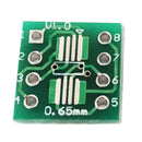 100PCS 8 Pin SMD to DIP Adapter Board SSOP8 0.65/1.27mm Patch To Inline New