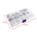515PCS M1.5~M10 Car 304 Stainless Steel E-Clip Retaining Circlip Assort YPI
