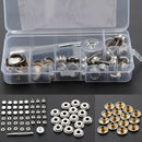 Heavy Duty Sets Snap Fasteners Poppers Press Stud Kit Buttons Tool Hardwa AWH