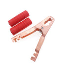 3PCS Test Clips Crocodile Alligator 200A opening 140mm steel Red and Black New