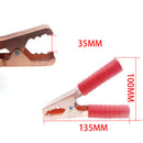 3PCS Test Clips Crocodile Alligator 200A opening 140mm steel Red and Black New