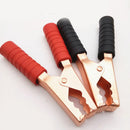 3PCS Test Clips Crocodile Alligator 200A opening 140mm steel Red and Black New