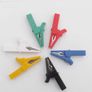 10pcs Copper High Voltage Alligator Clip For Multimeter Test Probes Sheathed New
