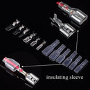 270PCS Male &Female Insulated Electrical Terminals Crimp Connectors Spades Kit