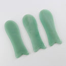 Natural Stone Guasha Facial Massage Faux Jade Face Body Massager Beauty To PNQ