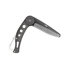Portable Beard Comb Mens Shaving Pocket Comb Male Stainless Steel Mustac FAD