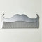 Men's Stainless Steel Anti-static Pocket Beard Comb Mustache Shaving Hai RYI