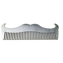 Men's Stainless Steel Anti-static Pocket Beard Comb Mustache Shaving H HNP